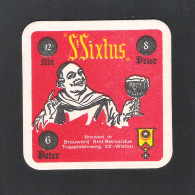 BIERVILTJE - SOUS-BOCK - BIERDECKEL -  ST. SIXTUS - BROUWERIJ ST. BERNARDUS - WATOU - ACHTERKANT BLANCO  (B 154) - Bierdeckel