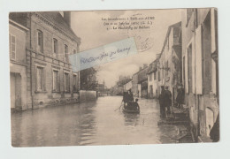 CPA - 10 - BAR-sur-AUBE - Le Faubourg De Belfort, Les Innondations Des 20 Et 21 Janvier 1910 - RARE Edit G.L Voy 1910 - Bar-sur-Aube