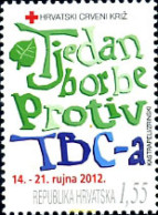 292661 MNH CROACIA 2012 CRUZ ROJA - Croacia