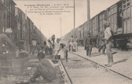 CPA (31) TOULOUSE La Guerre 1914 N° 2 Troupes Hindoues Skis Halte Ablution Train Wagon - Toulouse