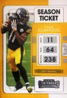 84 Chase Claypool Pittsburgh Steelers - Panini Contenders Season Ticket Football US NFL 2021 - Autres & Non Classés