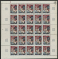 N° 1425 1 Fr LA DAME A LA LICORNE Feuille Complète De 25 Ex. Neufs ** (MNH) Vendue à La Valeur Faciale Voir Suite - Full Sheets