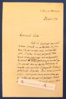 ● L.A.S 1910 Ernest LAVISSE Historien écrivain Académicien Directeur Ecole Normale Supérieure Lettre Autographe - Schriftsteller