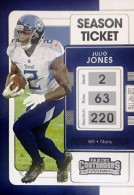 95 Julio Jones Tennessee Titans - Panini Contenders Season Ticket Football US NFL 2021 - Other & Unclassified