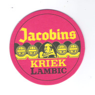 Bierviltjes - Sous-bock - Bierdeckel  JACOBINS Kriek Lambic  (B 161) - Sotto-boccale