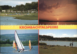 72454693 Mademuehlen Krombachtalsperre Camping Surfen Sonnenuntergang Driedorf - Sonstige & Ohne Zuordnung