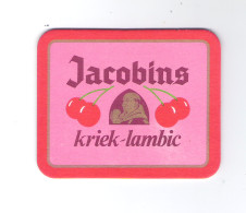 BIERVILTJE - SOUS-BOCK - BIERDECKEL -  JACOBINS - KRIEK LAMBIC     (B 162) - Beer Mats