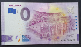 BILLETE 0 Euro Souvenir 0 € ESPAÑA: VEFJ 2023-1 MALLORCA - Altri & Non Classificati