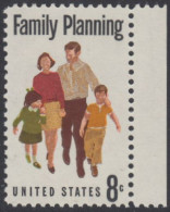 !a! USA Sc# 1455 MNH SINGLE W/ Right Margin (a2) - Family Planning - Unused Stamps
