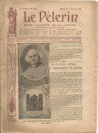 Pèlerin Revue Illustrée N° 1622 2 Février 1908 Marty Montauban Lourdes Rome Gloucester USA  Aoste Italie Milan - Andere & Zonder Classificatie