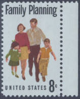 !a! USA Sc# 1455 MNH SINGLE W/ Right Margin (a3) - Family Planning - Nuovi