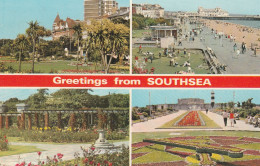 Postcard - Southsea - Four Vfiews - Card No.s4376 - Very Good - Unclassified