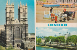 Postcard - London - Three Views - Card No.l.t.1663 - Very Good - Zonder Classificatie