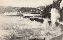 Postcard - Rough Sea, Aberystwyth - Card No. W8162 - Very Good - Ohne Zuordnung