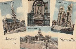 Postcard - Bruxelles - Four Views - Card No.15  - Very Good - Non Classés