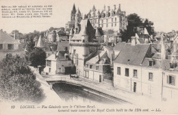 Postcard - Loches - General View Towards Royal Castle Built In The 12th Cent - No Card No. - Very Good - Ohne Zuordnung