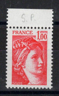 YV 1972c  - Gomme Tropicale , Sans Bande Phosphorescente , N** MNH Luxe - 1977-1981 Sabine De Gandon
