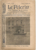 Le Pèlerin Revue Illustrée N° 1727 6 Février 1910 Inondation Seine Paris Bateliers Orsay Batelier Ours Cours La Reine - Other & Unclassified