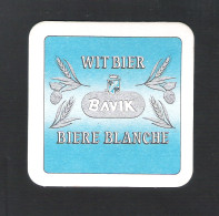 BIERVILTJE - SOUS-BOCK - BIERDECKEL - BAVIK - WIT BIER   (B 177) - Sous-bocks