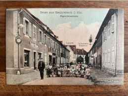 Gruss Aus Neubreisach - Neuf-Brisach - Engoulèmestrasse - A Circulé Le 24/04/1910 - Neuf Brisach