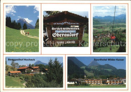 72453526 Oberaudorf Sporthotel Wilder Kaiser Berggasthof Hocheck  Oberaudorf - Autres & Non Classés