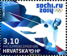 315594 MNH CROACIA 2014 22 JUEGOS OLIMPICOS DE INVIERNO SOCHI 2014 - Croacia