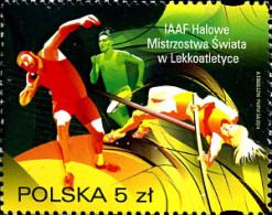 317852 MNH POLONIA 2014 CAMPEONATOS DEL MUNDO DE ATLETISSMO EN SALA - Unused Stamps