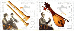 318629 MNH CROACIA 2014 EUROPA CEPT 2014 - INSTRUMENTOS MUSICALES - Croatia