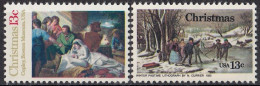 UNITED STATES 1288-1289,unused (**) Christmas 1976 - Unused Stamps