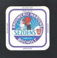 BIERVILTJE - SOUS-BOCK - BIERDECKEL - SEZOENS - BROUWERIJ MARTENS BOCHOLT    (B 182) - Bierdeckel