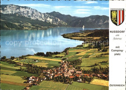 72453417 Nussdorf Attersee Campingplatz Fliegeraufnahme Nussdorf Am Attersee - Altri & Non Classificati