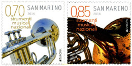 320806 MNH SAN MARINO 2014 EUROPA CEPT 2014 - INSTRUMENTOS MUSICALES - ...-1877 Préphilatélie