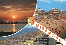 72452927 Miramare Di Rimini  Strandpartien Sonnenuntergang Rimini - Other & Unclassified