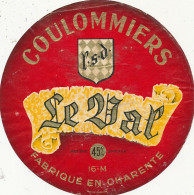 J C O  970 / ETIQUETTE FROMAGE  COULOMMIERS LE VAL  FABRIQUE EN CHARENTE 16 M. - Quesos