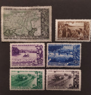1949. Anlage Feldschūtzender Waldstreifen. Mi: 1385-90. - Unused Stamps