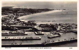 Jersey - Aerial View Of St. Helier Harbour And St. Clements Bay - REAL PHOTO - Publ. Aerofilm Series 43280 - St. Helier