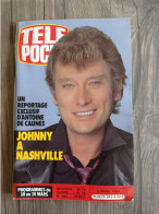 Magazine TELE POCHE N° 943  JOHNNY HALLYDAY à NASHVILLE 06/03/1984 LUCKY LUKE  Comme NEUF - Arédit & Artima