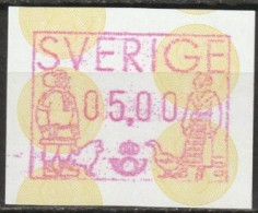 Schweden 1991 ATM  Mi-Nr.1 ** Postfrisch 05,00 ( B2922 ) - Automaatzegels [ATM]