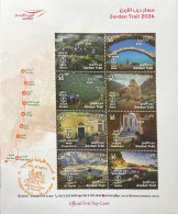 New Envelope 2024 Jordan Trail 2024 /mini Sheet - Jordan