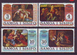 SAMOA & SISIFO 306-309,unused,Christmas 1974 (**) - Samoa