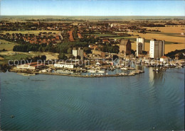 72452089 Burg Fehmarn Fliegeraufnahme Hafen Burgstaaken Burg - Fehmarn