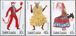 354161 MNH SANTA LUCIA 1985 NAVIDAD - Ste Lucie (...-1978)