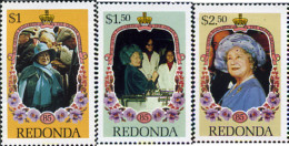 355156 MNH REDONDA 1985 85 ANIVERSARIO DE LA REINA MADRE - Otros & Sin Clasificación