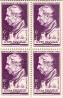 N° 793 Bloc De 4 Timbres. 6f+4f Violet. NEUF ** - Nuevos