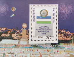Uzbekistan 1996, 5 Years Of Independence, MNH S/S - Oezbekistan