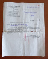 #LOT1    Banque Franco - Serbe, France - Serbia Bank - Bill , 1939 In Skopje Macedonia - Historische Dokumente