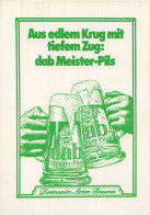 PUBLICITÉ / ADVERTISING : BIÈRE / BEER / BIER : DAB MEISTER PILS Sur CARTE QSL / RADIOAMATEUR -  1983 - RRR ! (an716) - Publicidad