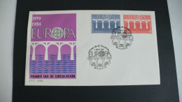 ESPAÑA 1984 - SPD - FDC - EUROPA CEPT - EDIFIL Nº 2756/2757 - FDC