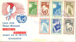 731680 MNH PANAMA 1959 X ANIVERSARIO DE LA DECLARACION DE LOS DERECHOS HUMANOS - Panamá