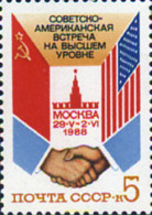 357995 MNH UNION SOVIETICA 1988 AMISTAD CULTURAL CON USA - ...-1857 Préphilatélie